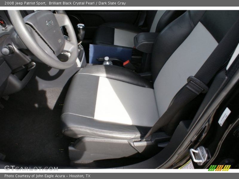 Brilliant Black Crystal Pearl / Dark Slate Gray 2008 Jeep Patriot Sport