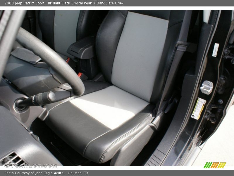 Brilliant Black Crystal Pearl / Dark Slate Gray 2008 Jeep Patriot Sport