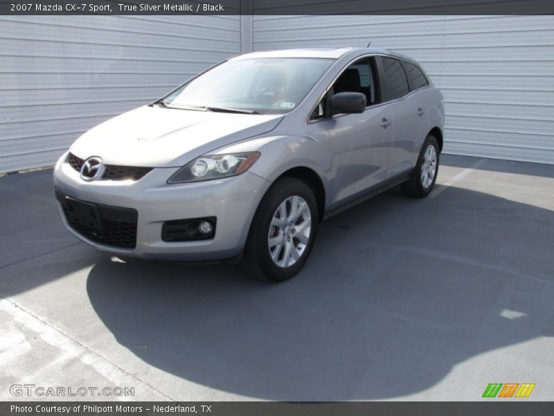 True Silver Metallic / Black 2007 Mazda CX-7 Sport