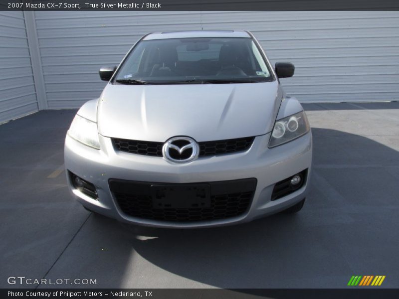 True Silver Metallic / Black 2007 Mazda CX-7 Sport