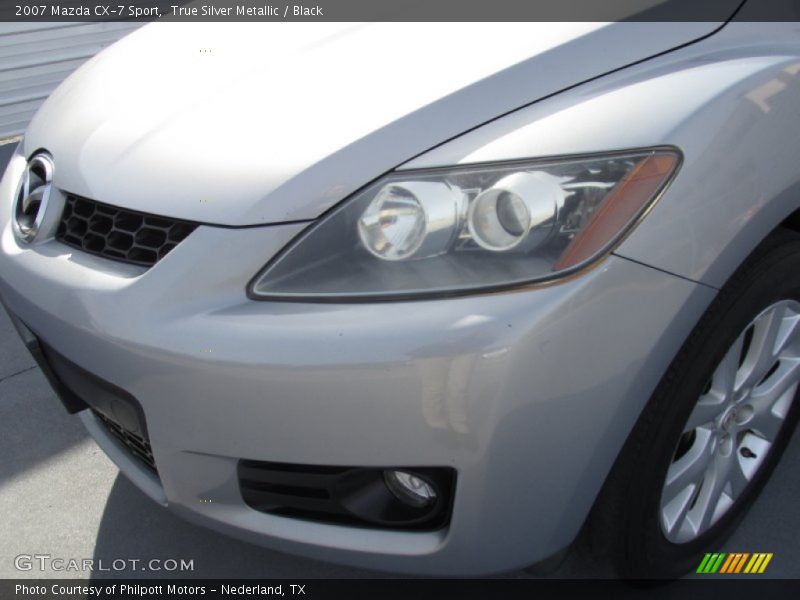 True Silver Metallic / Black 2007 Mazda CX-7 Sport