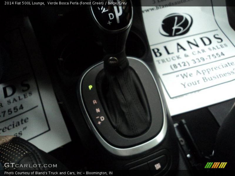 Verde Bosca Perla (Forest Green) / Beige/Grey 2014 Fiat 500L Lounge