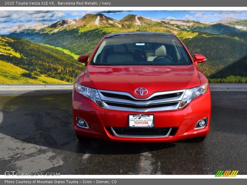 Barcelona Red Metallic / Ivory 2015 Toyota Venza XLE V6