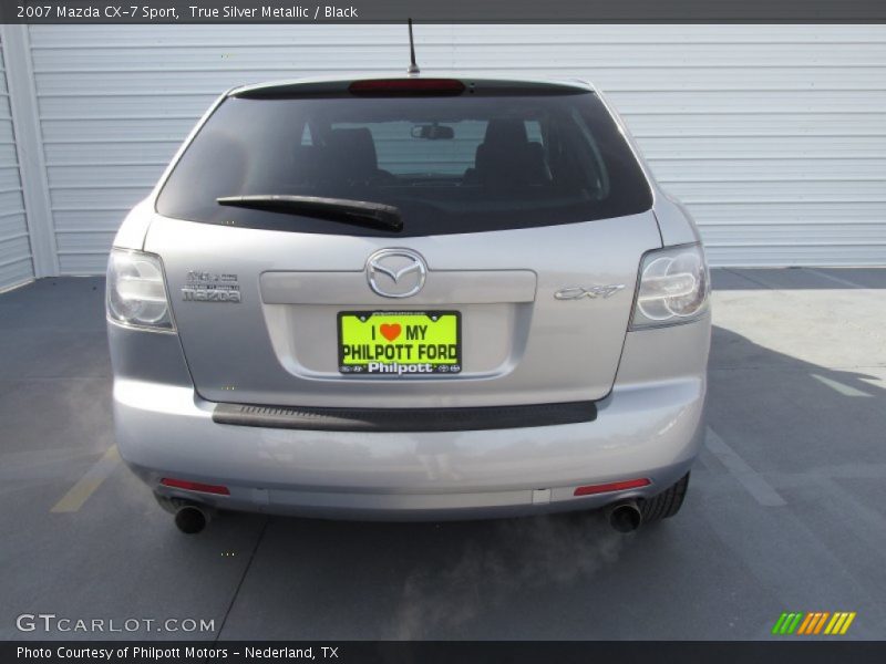 True Silver Metallic / Black 2007 Mazda CX-7 Sport