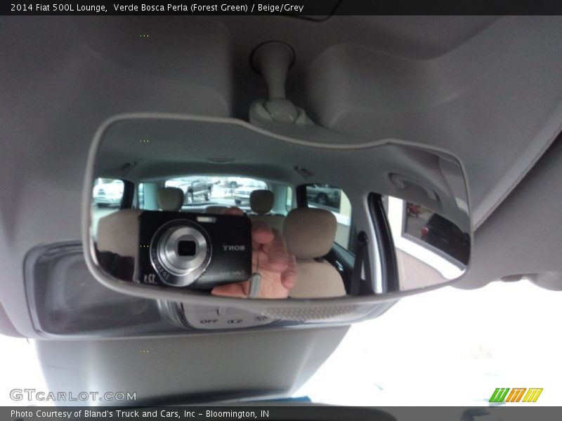 Verde Bosca Perla (Forest Green) / Beige/Grey 2014 Fiat 500L Lounge