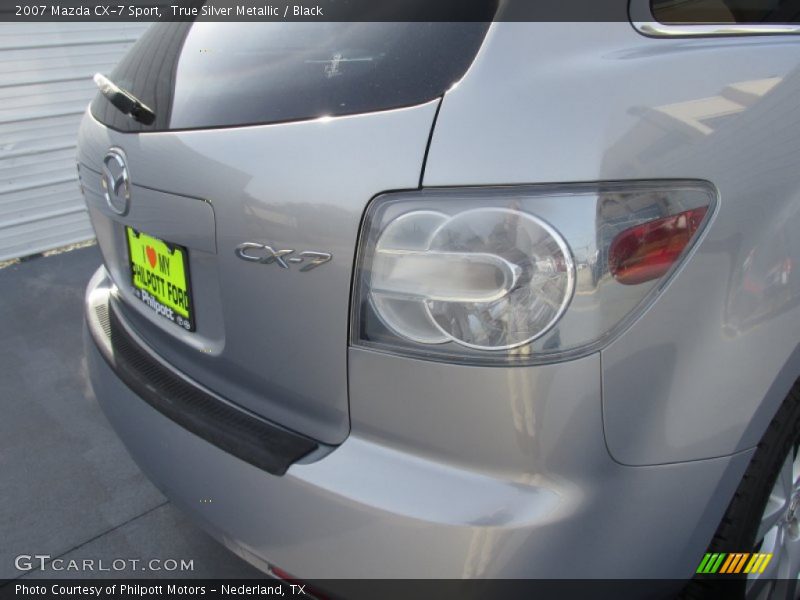 True Silver Metallic / Black 2007 Mazda CX-7 Sport