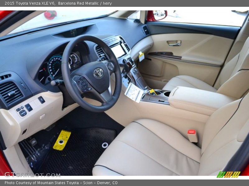 Ivory Interior - 2015 Venza XLE V6 