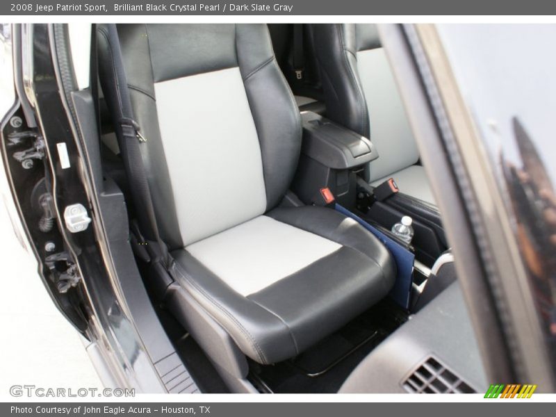 Brilliant Black Crystal Pearl / Dark Slate Gray 2008 Jeep Patriot Sport