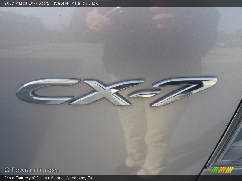 True Silver Metallic / Black 2007 Mazda CX-7 Sport