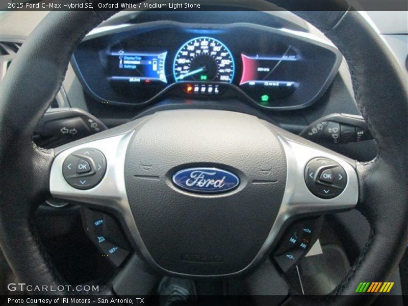 Oxford White / Medium Light Stone 2015 Ford C-Max Hybrid SE