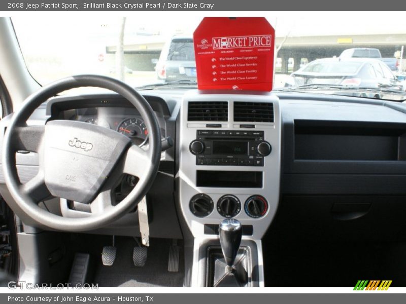 Brilliant Black Crystal Pearl / Dark Slate Gray 2008 Jeep Patriot Sport
