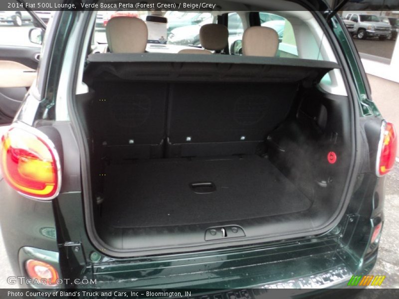 Verde Bosca Perla (Forest Green) / Beige/Grey 2014 Fiat 500L Lounge