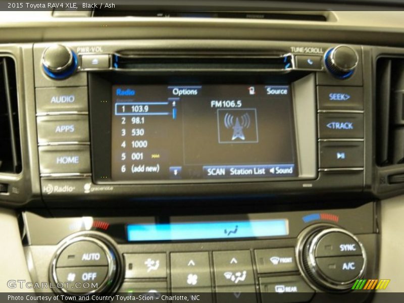 Black / Ash 2015 Toyota RAV4 XLE