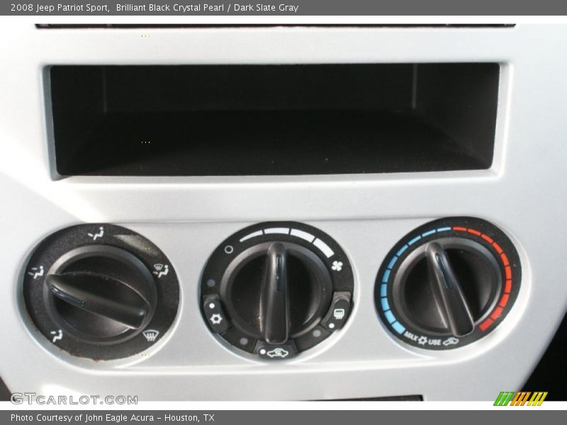 Brilliant Black Crystal Pearl / Dark Slate Gray 2008 Jeep Patriot Sport