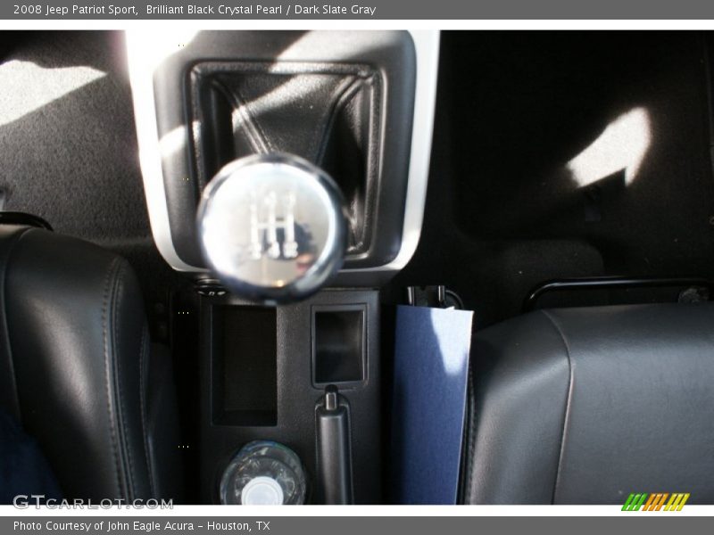 Brilliant Black Crystal Pearl / Dark Slate Gray 2008 Jeep Patriot Sport