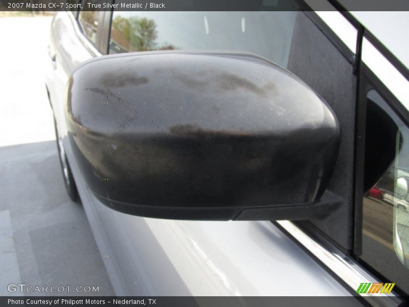 True Silver Metallic / Black 2007 Mazda CX-7 Sport