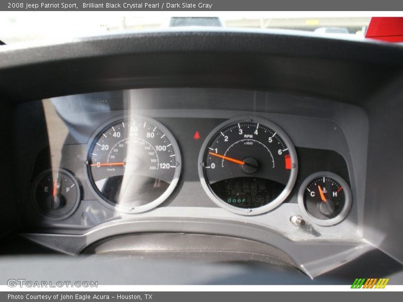 Brilliant Black Crystal Pearl / Dark Slate Gray 2008 Jeep Patriot Sport
