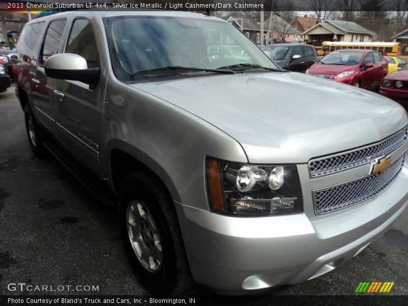 Silver Ice Metallic / Light Cashmere/Dark Cashmere 2013 Chevrolet Suburban LT 4x4