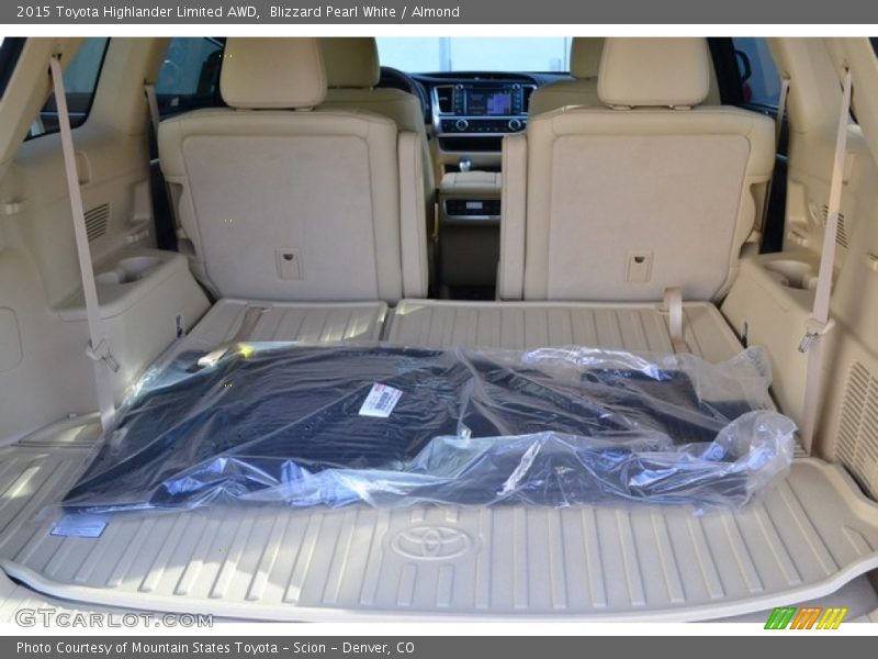 Blizzard Pearl White / Almond 2015 Toyota Highlander Limited AWD