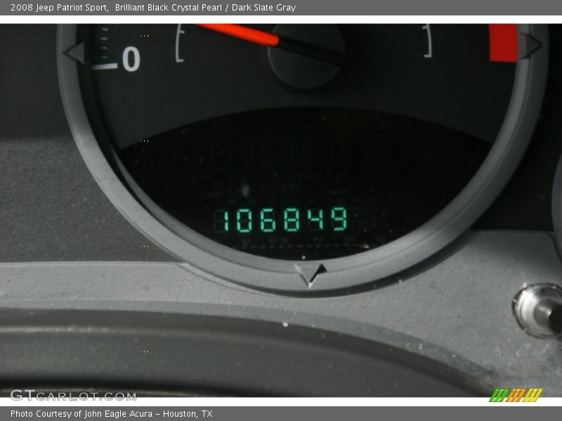 Brilliant Black Crystal Pearl / Dark Slate Gray 2008 Jeep Patriot Sport