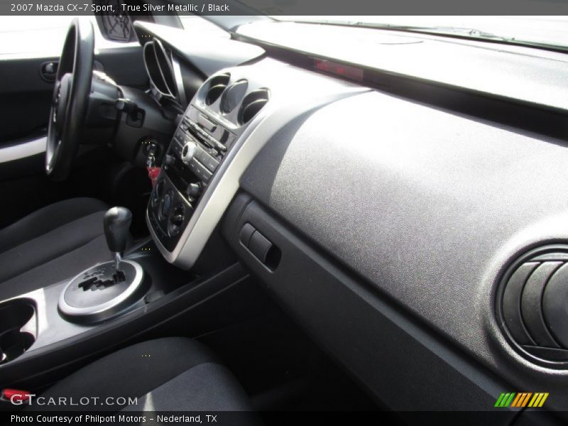 True Silver Metallic / Black 2007 Mazda CX-7 Sport