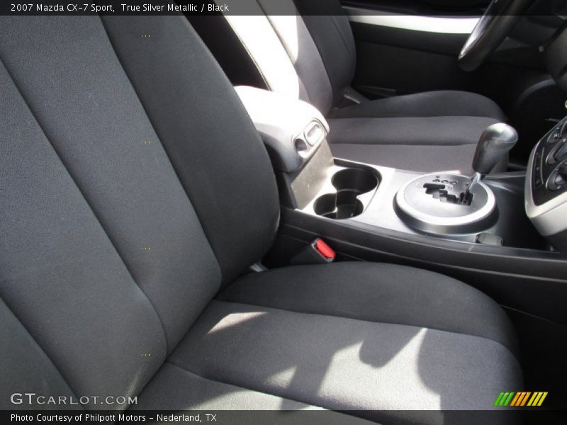True Silver Metallic / Black 2007 Mazda CX-7 Sport