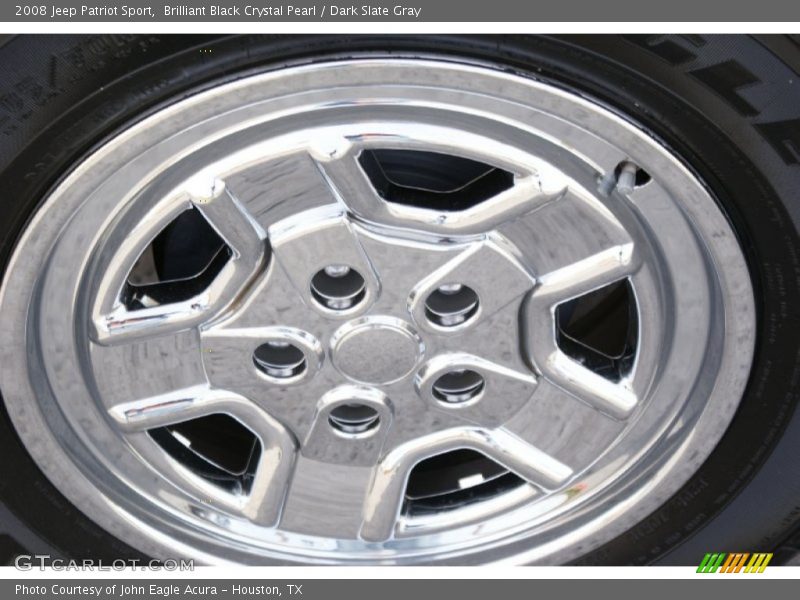 Brilliant Black Crystal Pearl / Dark Slate Gray 2008 Jeep Patriot Sport