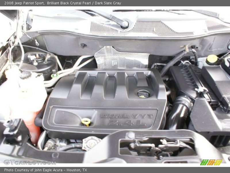 Brilliant Black Crystal Pearl / Dark Slate Gray 2008 Jeep Patriot Sport