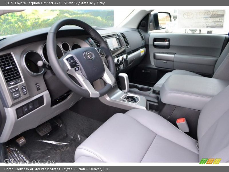Gray Interior - 2015 Sequoia Limited 4x4 