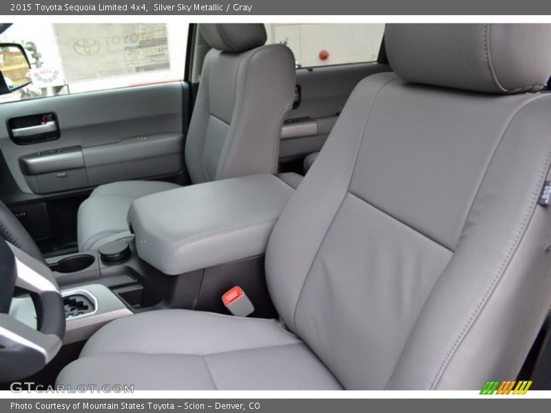 Silver Sky Metallic / Gray 2015 Toyota Sequoia Limited 4x4
