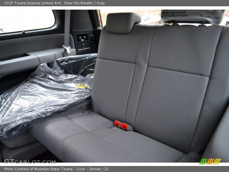 Silver Sky Metallic / Gray 2015 Toyota Sequoia Limited 4x4