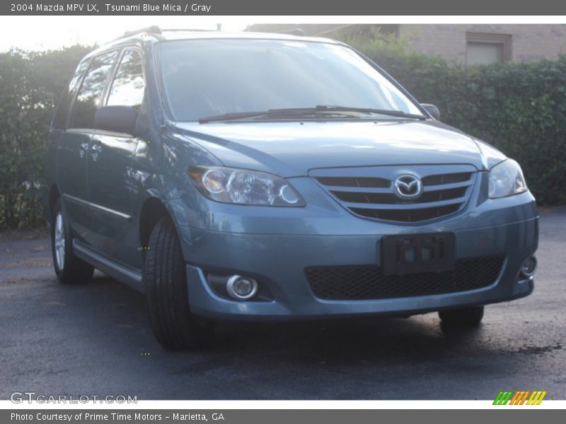 Tsunami Blue Mica / Gray 2004 Mazda MPV LX