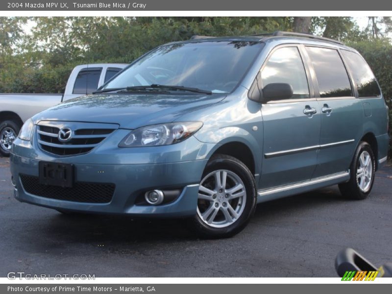 Tsunami Blue Mica / Gray 2004 Mazda MPV LX