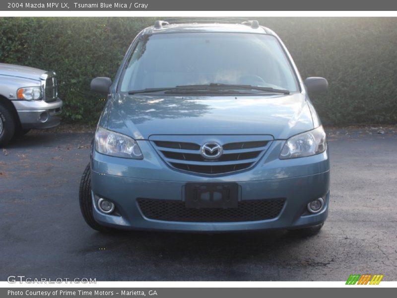 Tsunami Blue Mica / Gray 2004 Mazda MPV LX