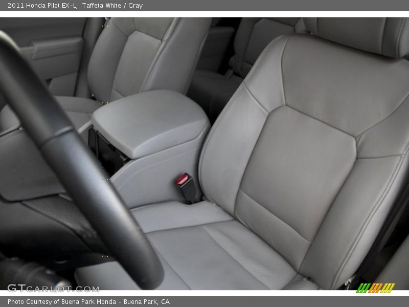 Taffeta White / Gray 2011 Honda Pilot EX-L