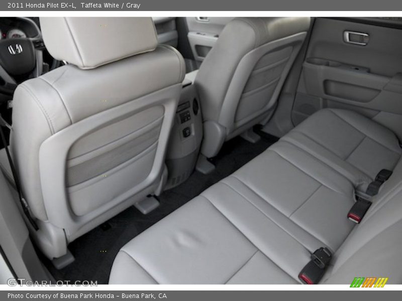 Taffeta White / Gray 2011 Honda Pilot EX-L