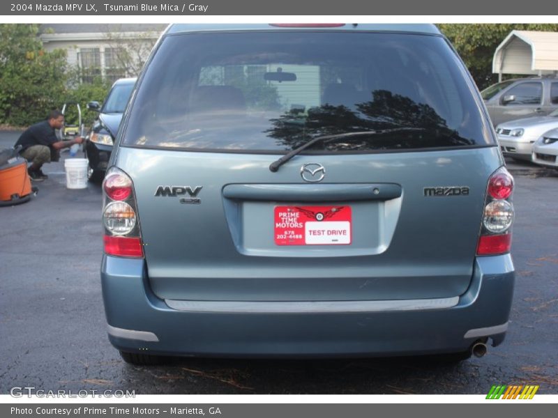 Tsunami Blue Mica / Gray 2004 Mazda MPV LX