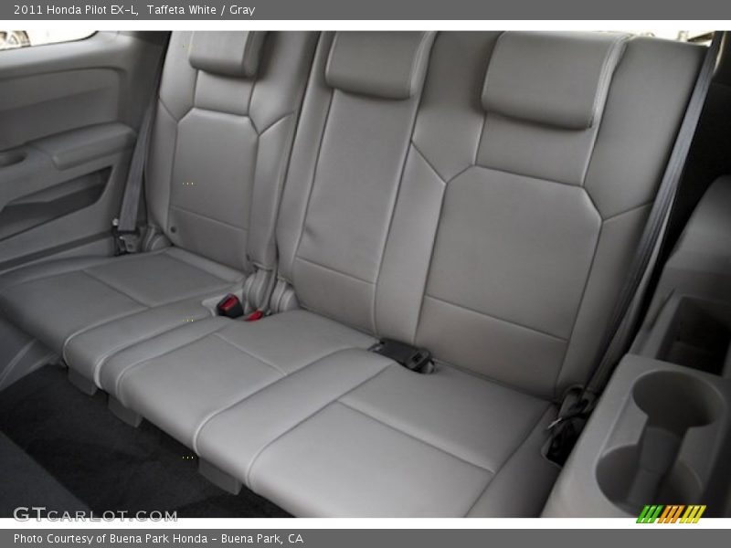 Taffeta White / Gray 2011 Honda Pilot EX-L