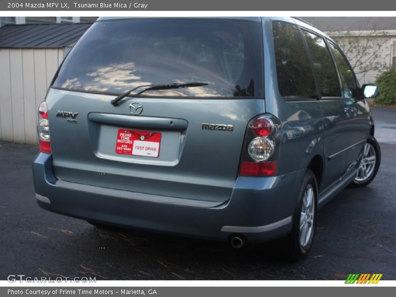 Tsunami Blue Mica / Gray 2004 Mazda MPV LX