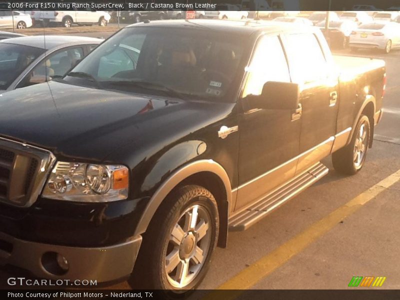 Black / Castano Brown Leather 2006 Ford F150 King Ranch SuperCrew