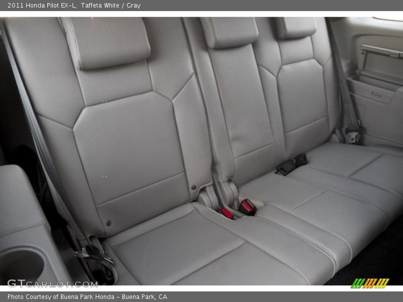 Taffeta White / Gray 2011 Honda Pilot EX-L