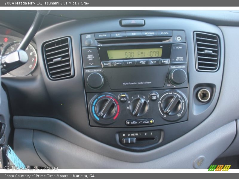 Tsunami Blue Mica / Gray 2004 Mazda MPV LX