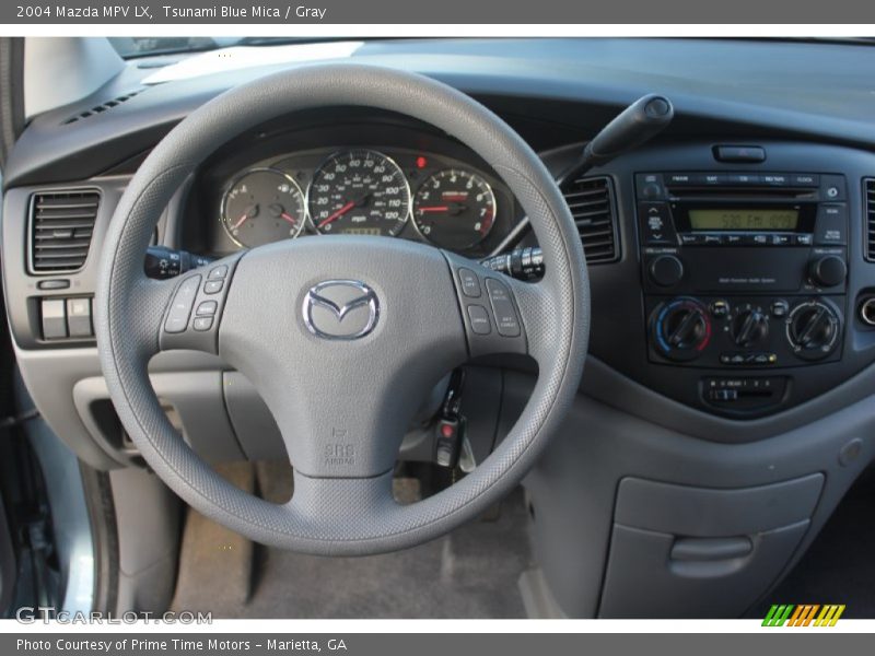 Tsunami Blue Mica / Gray 2004 Mazda MPV LX