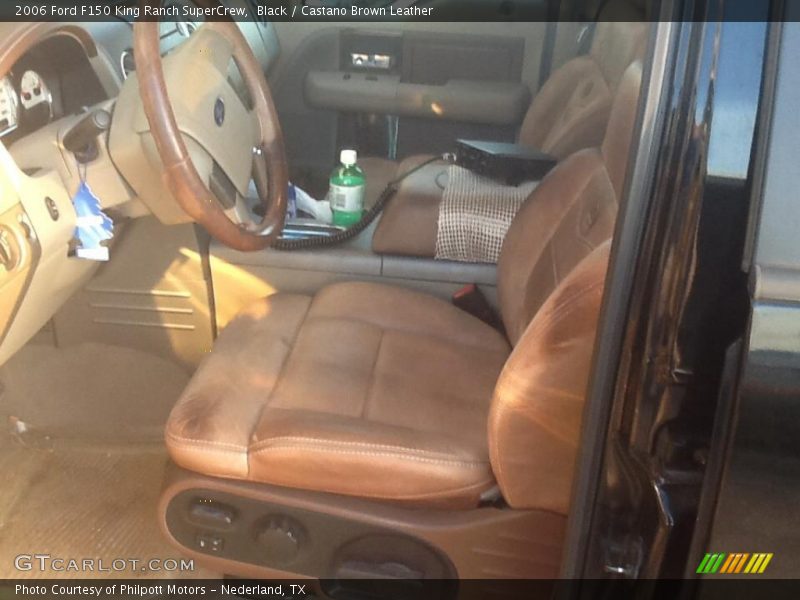 Black / Castano Brown Leather 2006 Ford F150 King Ranch SuperCrew