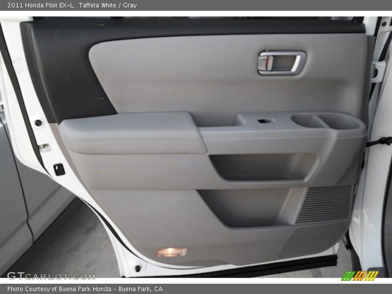 Taffeta White / Gray 2011 Honda Pilot EX-L