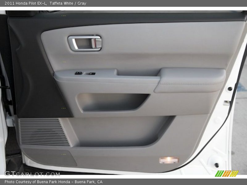 Taffeta White / Gray 2011 Honda Pilot EX-L