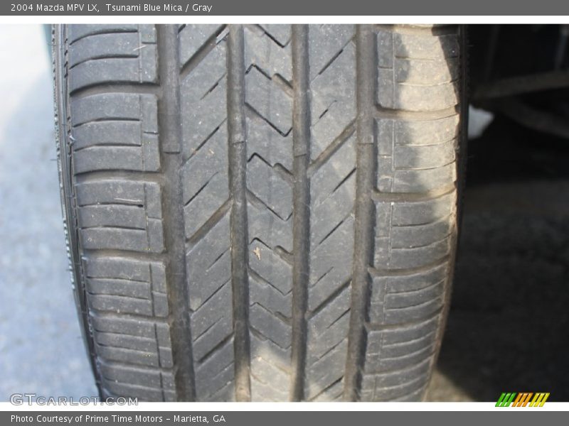 Tsunami Blue Mica / Gray 2004 Mazda MPV LX
