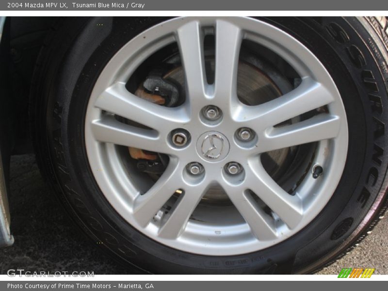 Tsunami Blue Mica / Gray 2004 Mazda MPV LX