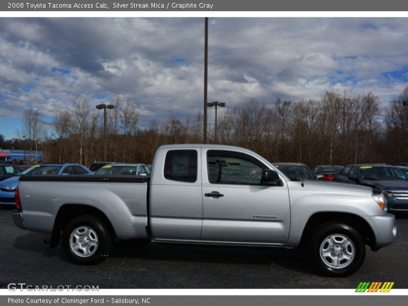 Silver Streak Mica / Graphite Gray 2008 Toyota Tacoma Access Cab