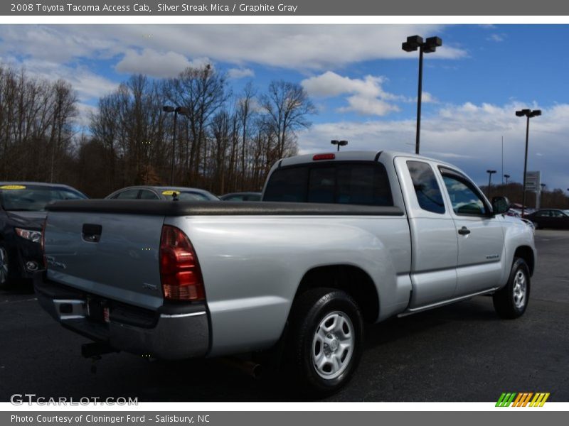 Silver Streak Mica / Graphite Gray 2008 Toyota Tacoma Access Cab